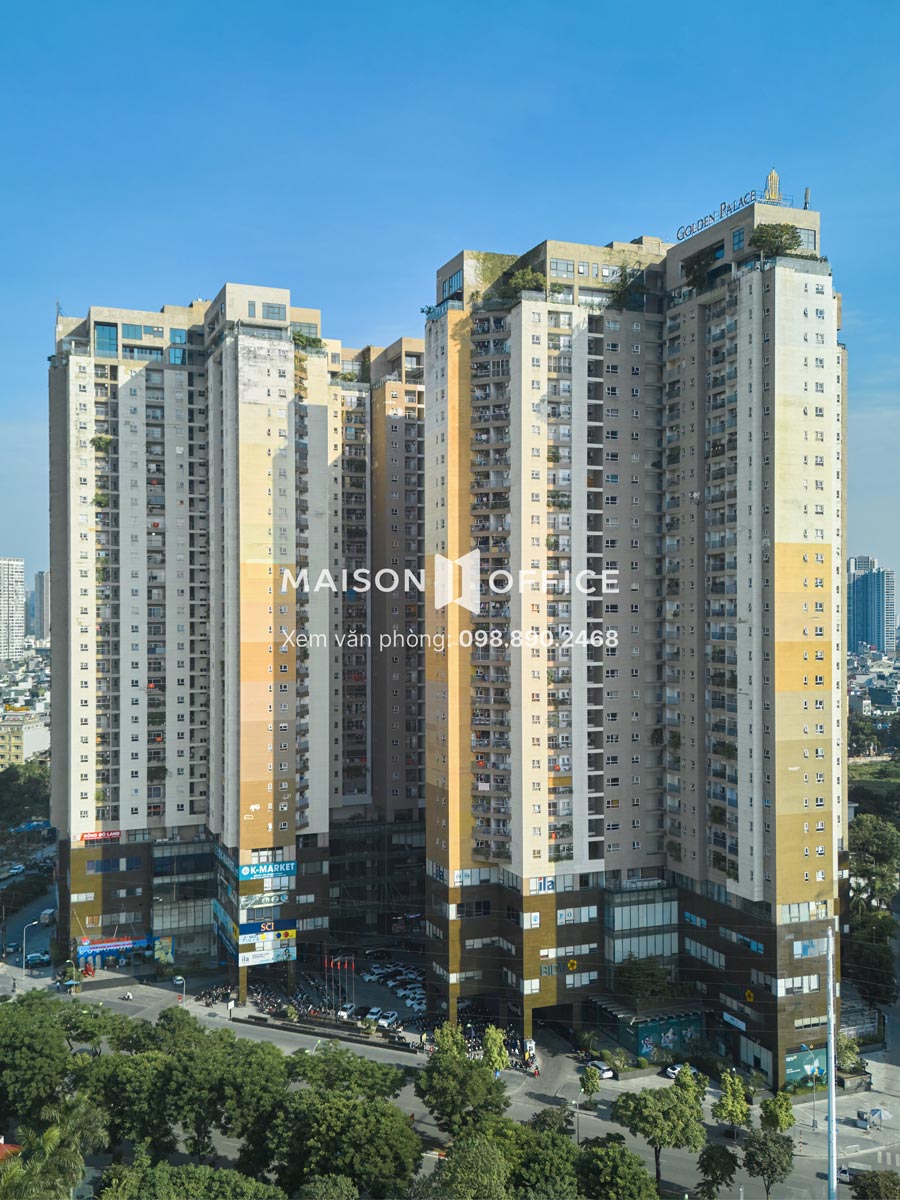 Văn phòng cho thuê Golden Palace Mễ Trì