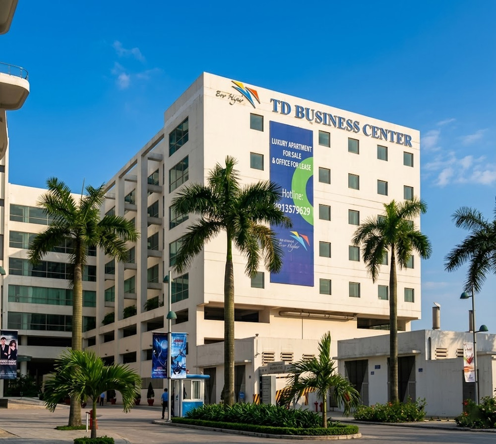 TD Business Center là tòa nhà cho thuê văn phòng Hải Phòng có chất lượng dịch vụ tốt