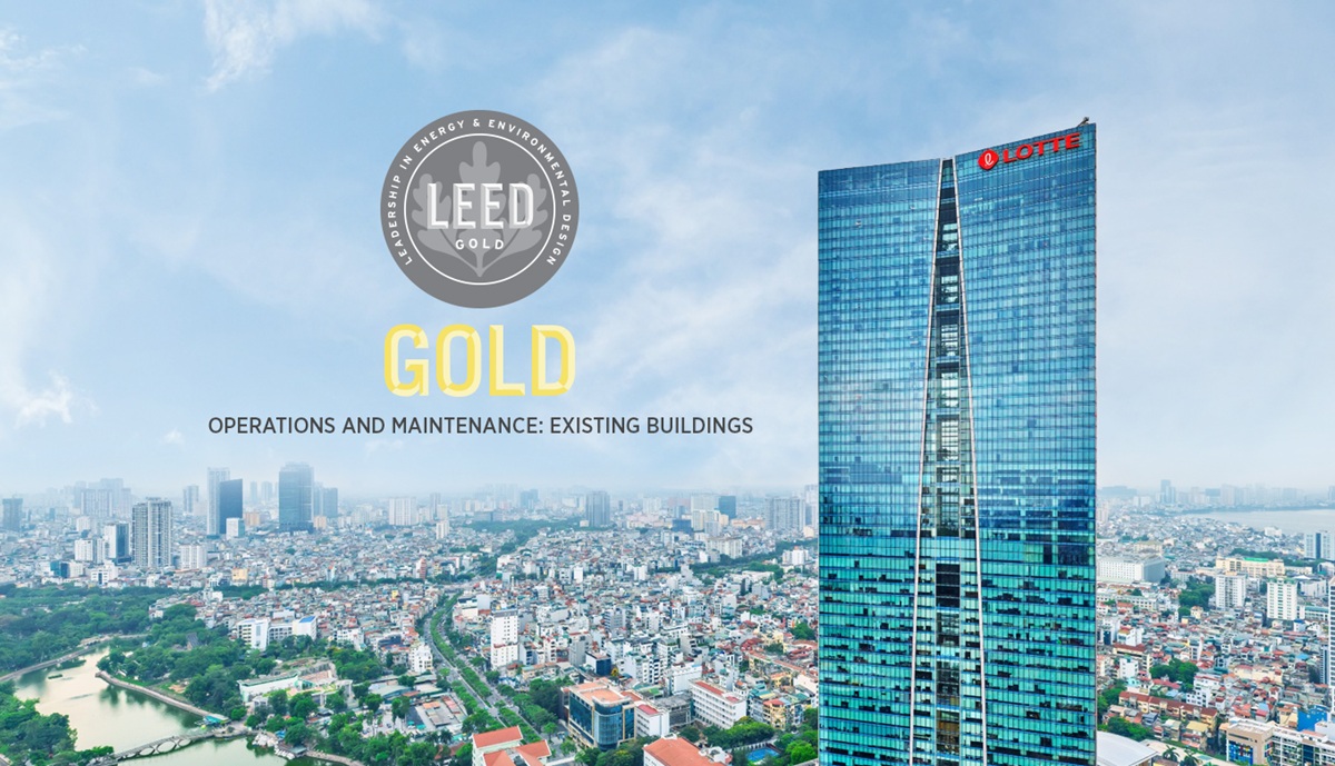 Lotte Center Hanoi đạt chứng nhận xanh