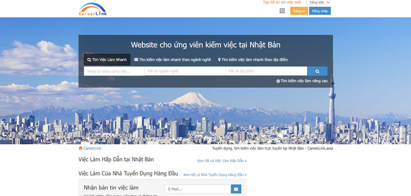 Careerlink là trang web tuyển dụng hàng đầu ở VN