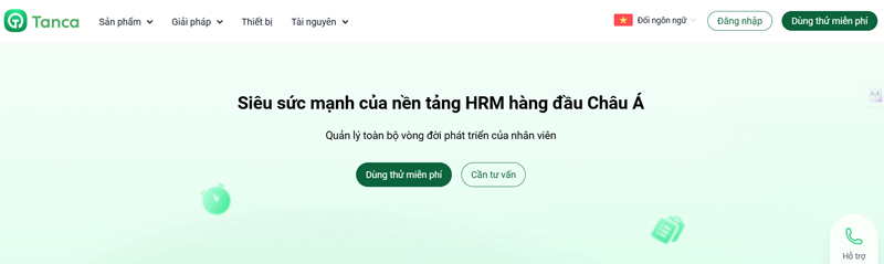 Phần mềm nhân sự Tanca 