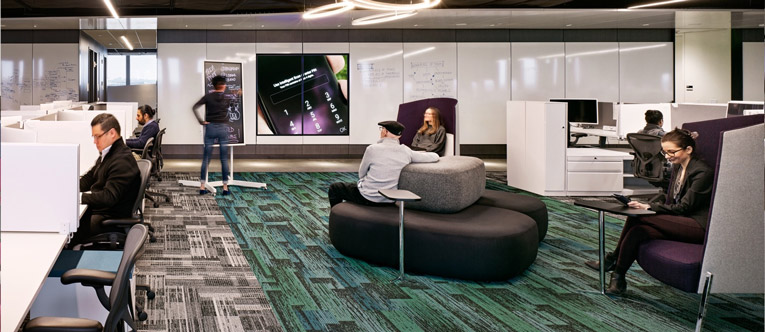thiết kế nội thất văn phòng Samsung 7