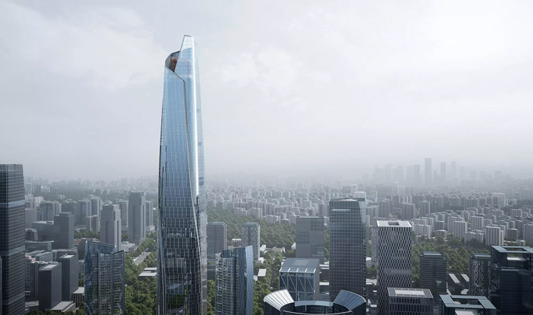 tòa nhà cao thứ 25 thế giới Wuhan Center