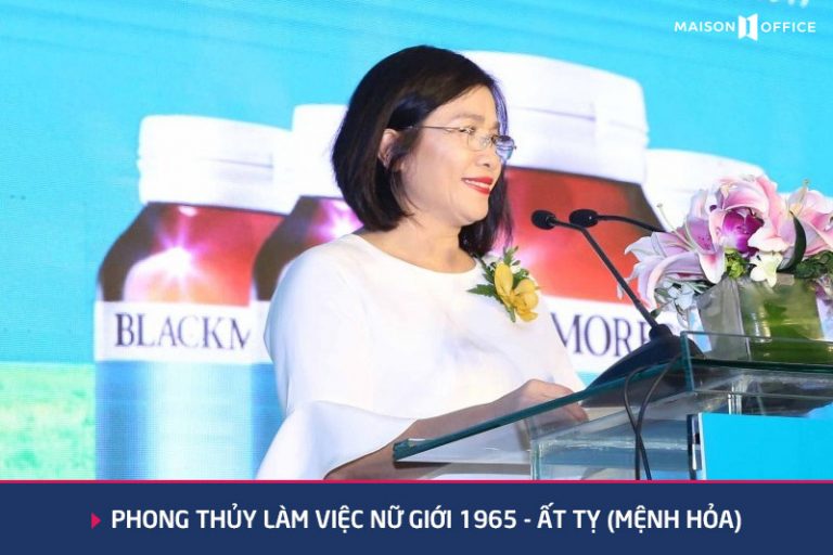 phong thủy làm việc Nữ giới 1965 Ất Tỵ Mệnh Hỏa