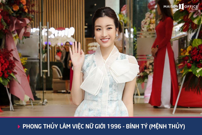 Phong thủy làm việc Nữ giới 1996 tuổi Bính Tý mệnh Thủy