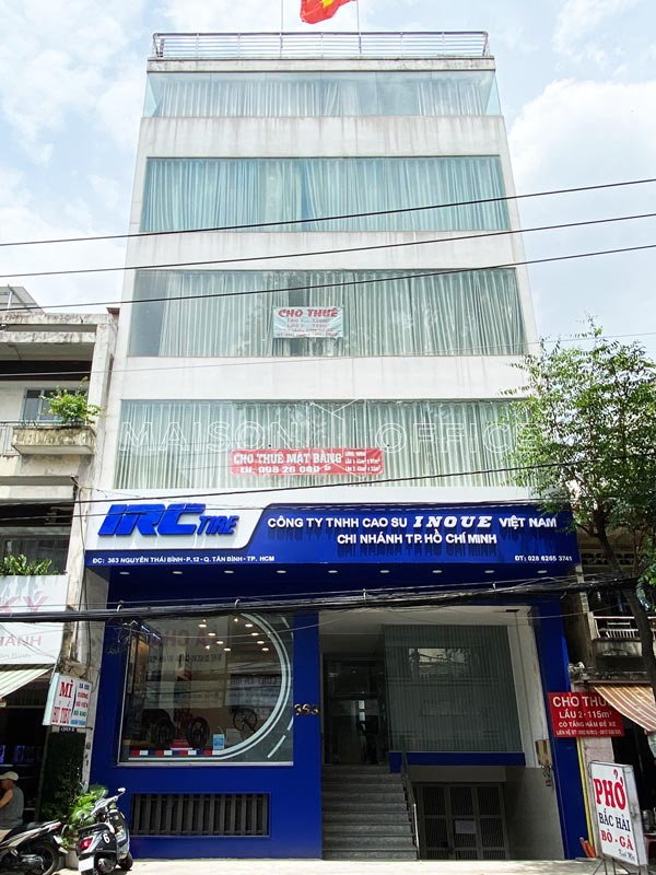 văn phòng cho thuê 363 Nguyễn Thái Bình