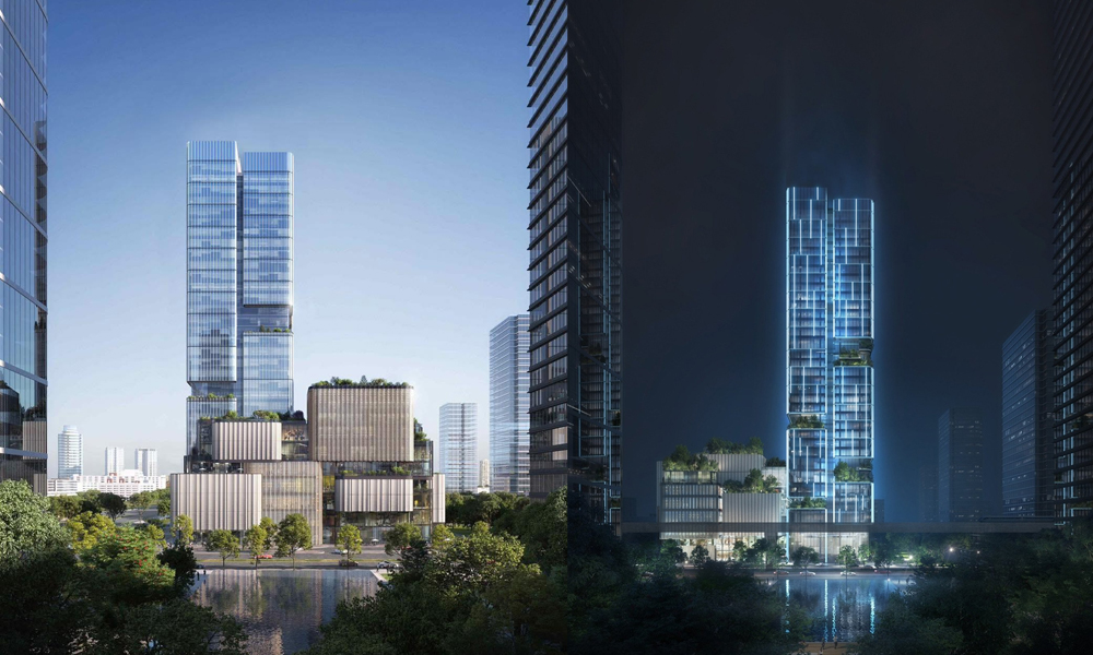 Phối cảnh dự án SL Urban Tower tại Khu đô thị Starlake Tây Hồ Tây Hà Nội