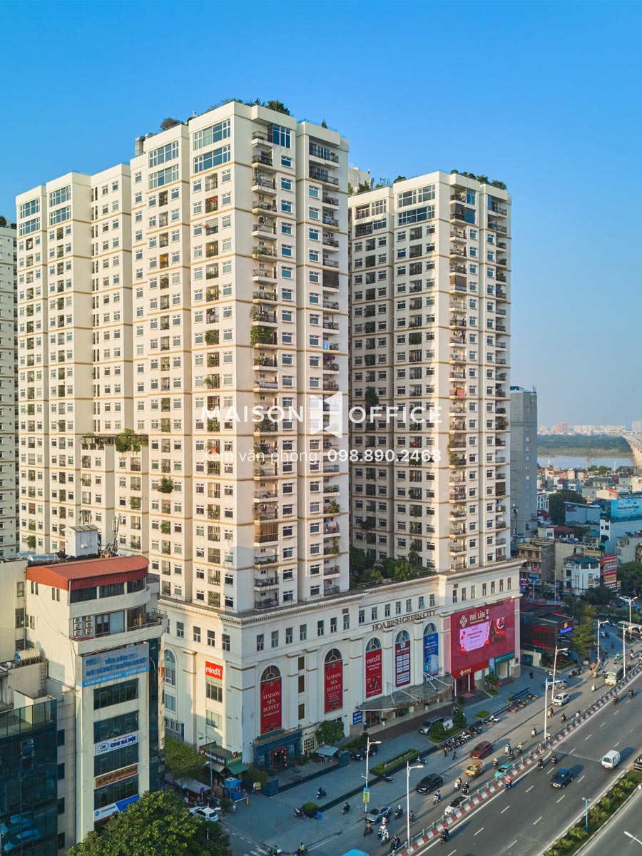Văn phòng cho thuê Hoà Bình Green City