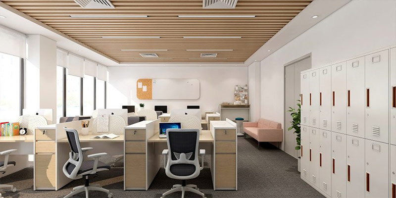 việc thiết kế văn phòng nhỏ còn giúp tối ưu hóa không gian có sẵn