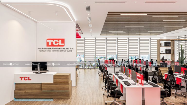 Dự thiết kế văn phòng công ty TCL Việt Nam