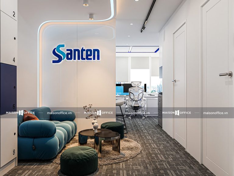 Dự thiết kế văn phòng công ty Santen