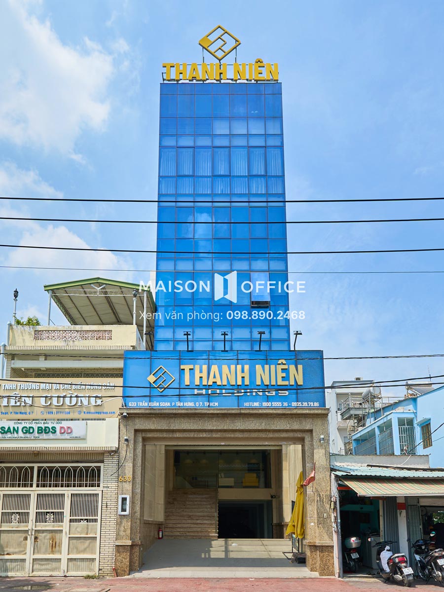 Văn phòng cho thuê toà nhà Thanh Niên Building
