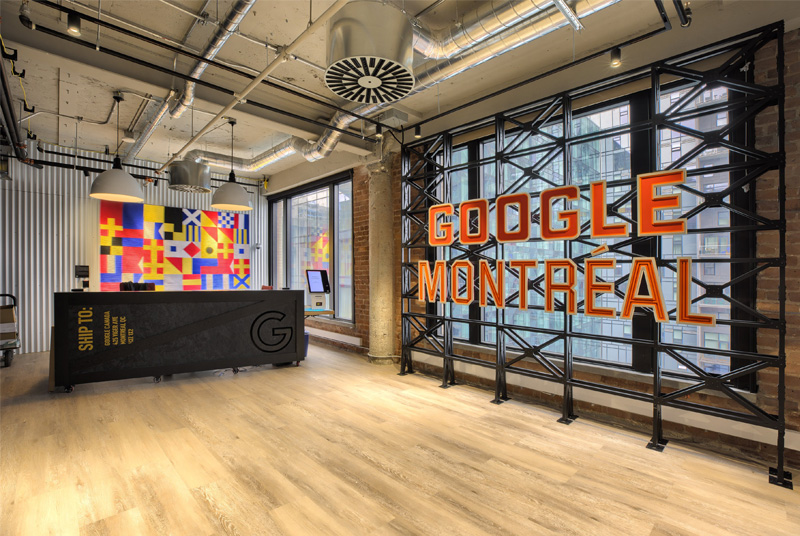 Không gian văn phòng Google tại Montreal, Canada