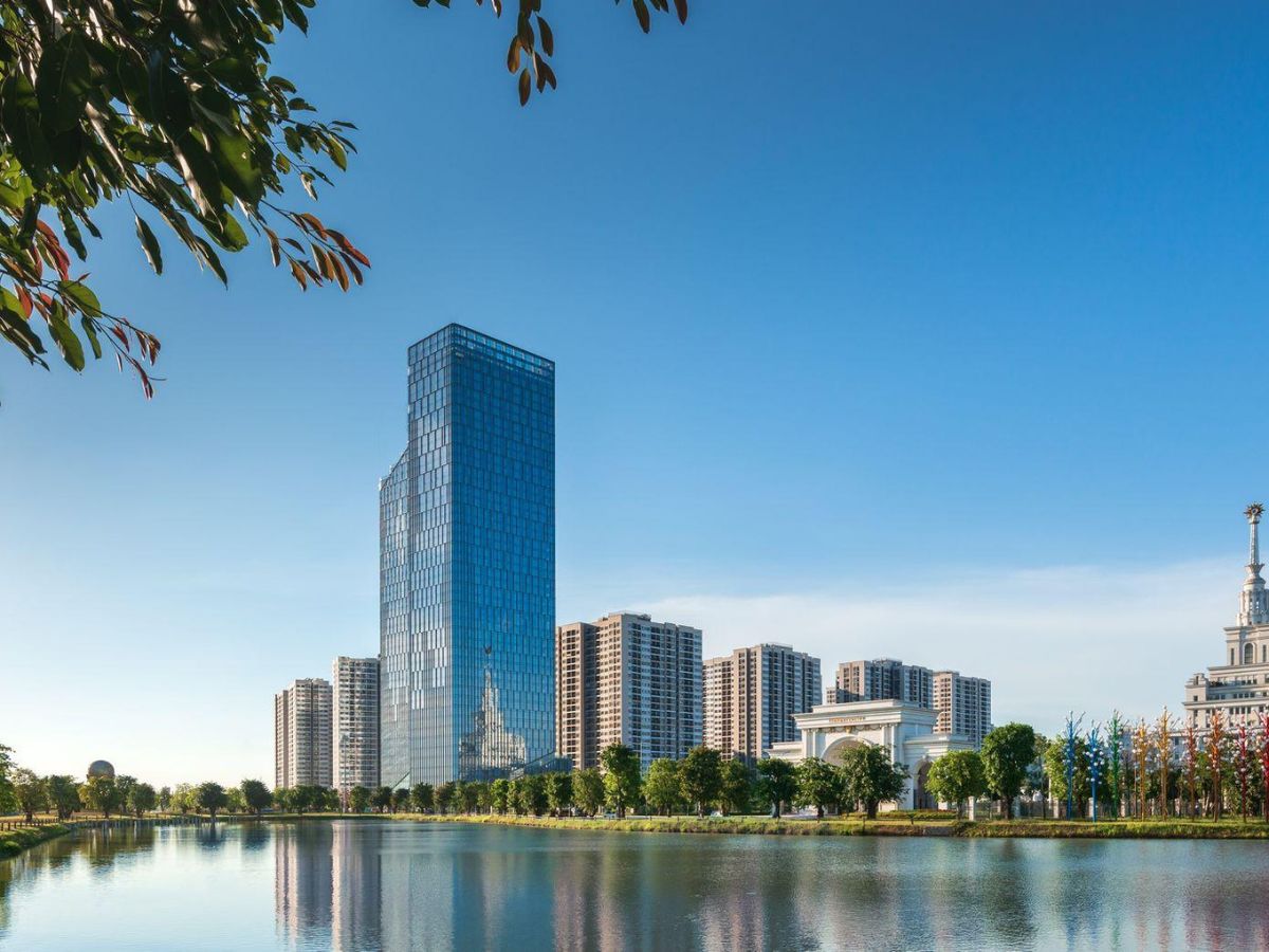 Phối cảnh TechnoPark Tower, trung tâm dịch vụ và công nghệ mới