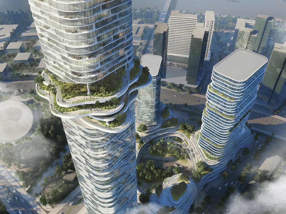 Empire 88 Tower với thiết kế “khu vườn trên mây”