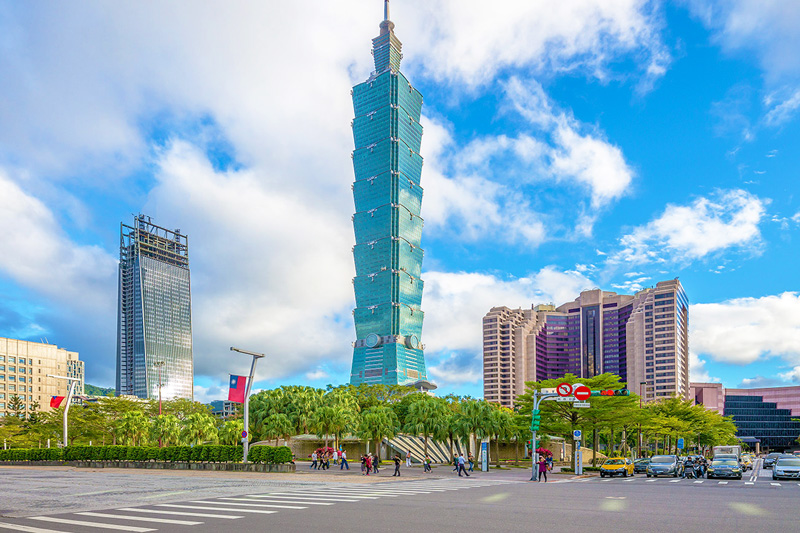 Tháp Taipei 101 tại Đài Loan 