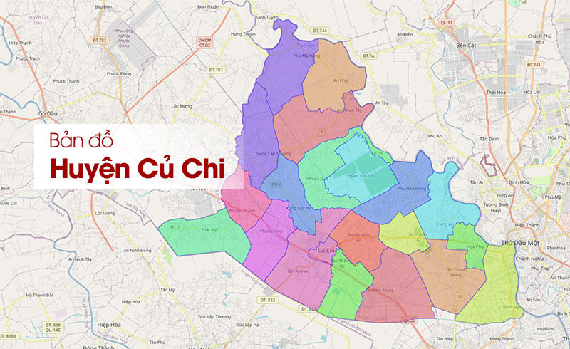 Bản đồ huyện Củ Chi
