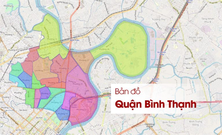 Bản đồ Quận Bình Thạnh TPHCM [Cập nhật mới nhất]