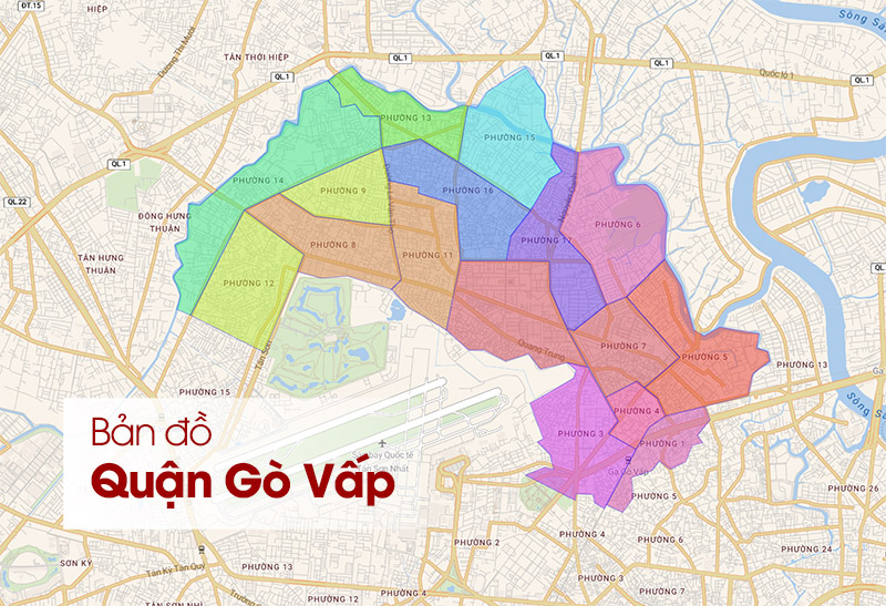 Bản đồ quận Gò Vấp mới nhất