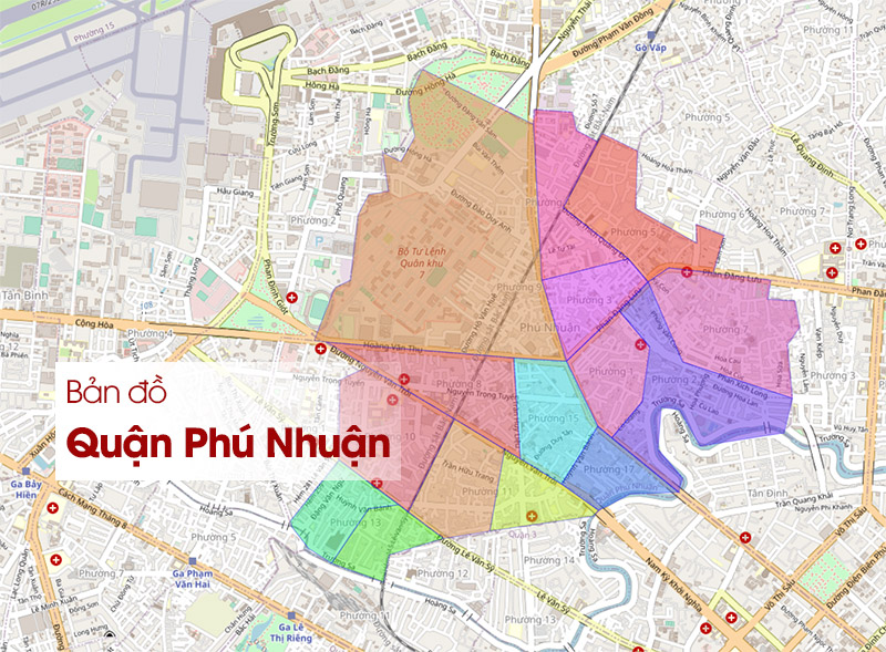 Bản đồ quận Phú Nhuận thành phố Hồ Chí Minh