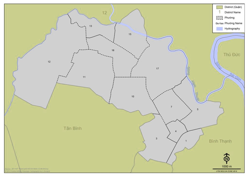Bản đồ các phường quận Gò Vấp