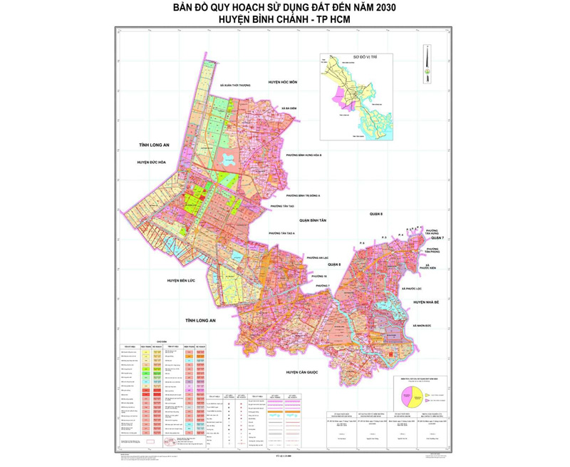 Bản đồ quy hoạch huyện Bình Chánh
