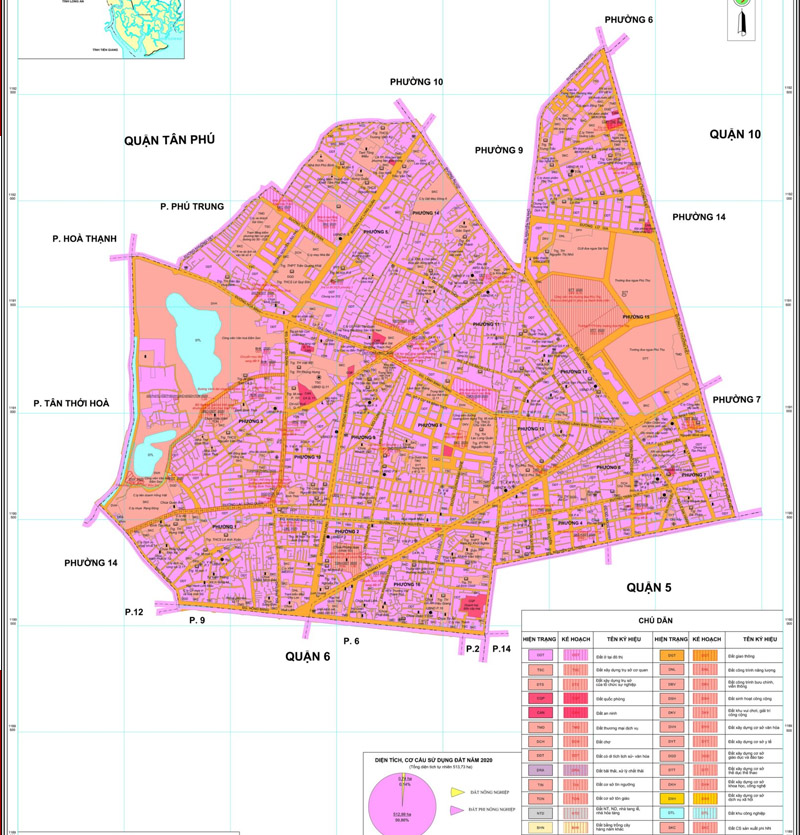 Bản đồ quy hoạch Quận 11