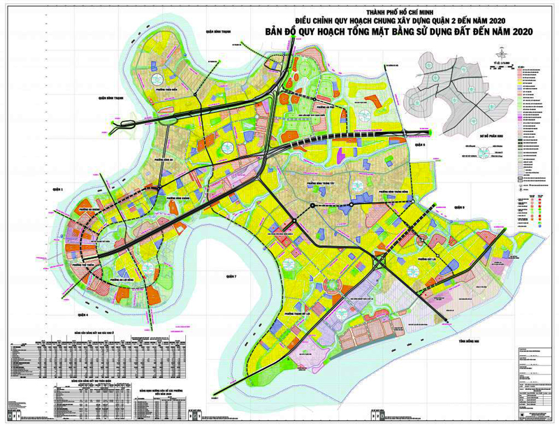 Bản đồ quy hoạch tại quận 2