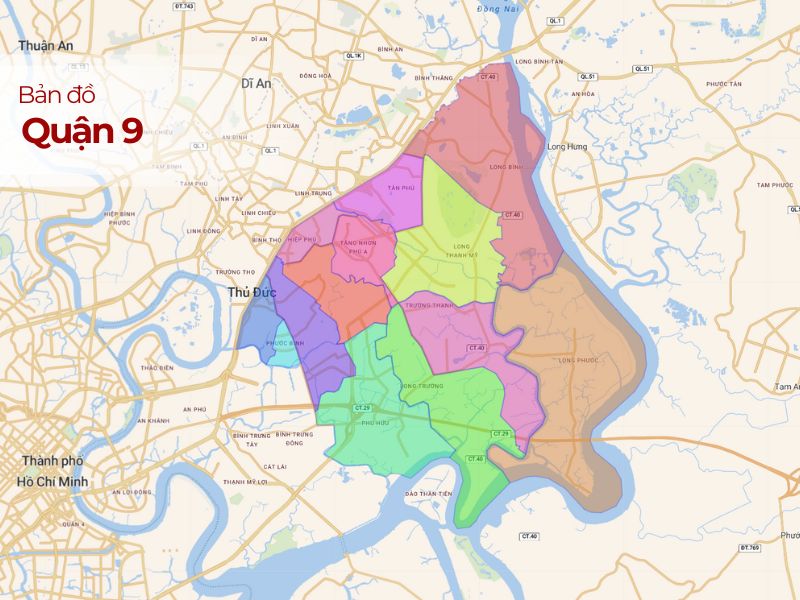 Bản đồ Quận 9