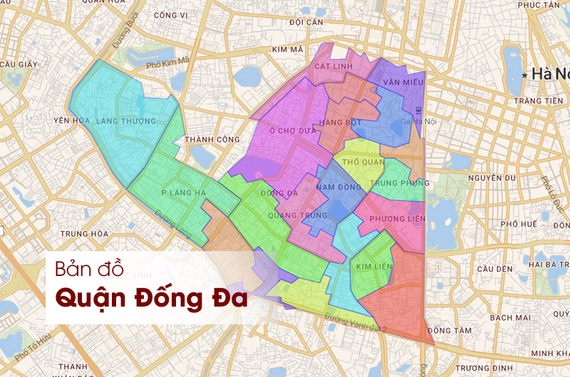 Bản đồ quận Đống Đa thành phố Hà Nội