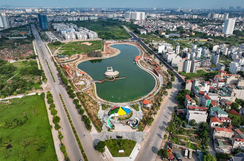 Quận Long Biên được đánh giá có tốc độ đô thị hóa và phát triển nhanh chóng