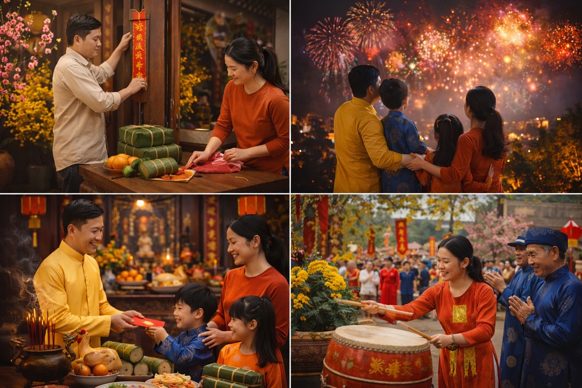 Các giai đoạn của Tết Nguyên Đán