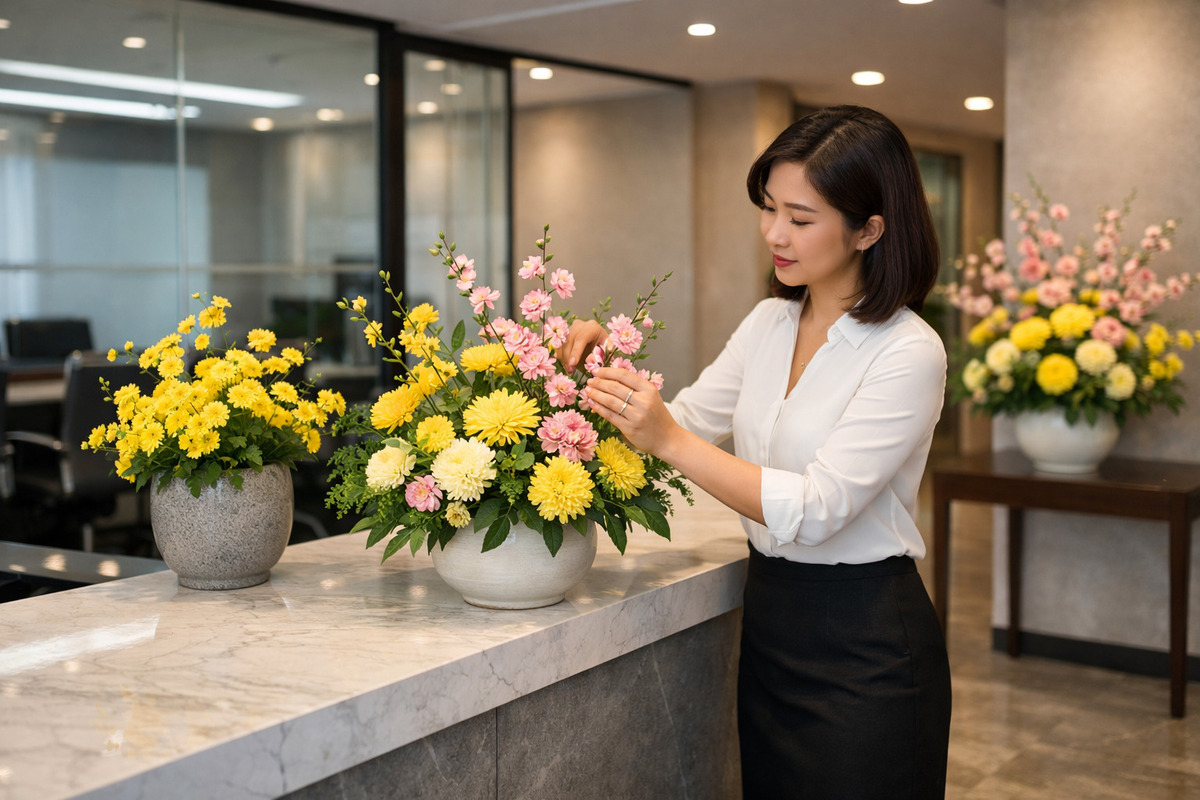 Ý tưởng trang trí Tết văn phòng