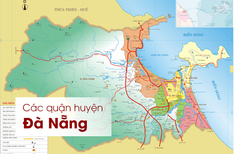 Danh sách các quận huyện ở thành phố Đà Nẵng