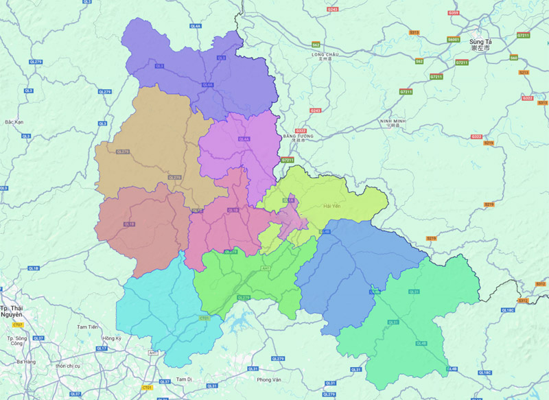 Bản đồ tỉnh Lạng Sơn