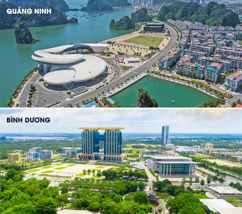 Bình Dương và Quảng Ninh là 2 tỉnh có nhiều thành phố nhất Việt Nam