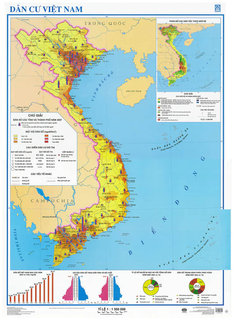 Bản đồ dân cư Việt Nam