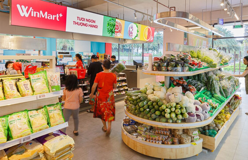 Chuỗi siêu thị Winmart cung cấp đa dạng các mặt hàng chất lượng