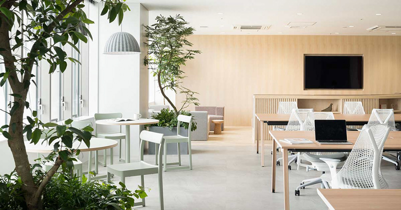 Phong cách tối giản là một trong những phong cách thiết kế văn phòng làm việc đẹp được nhiều doanh nghiệp lựa chọn 