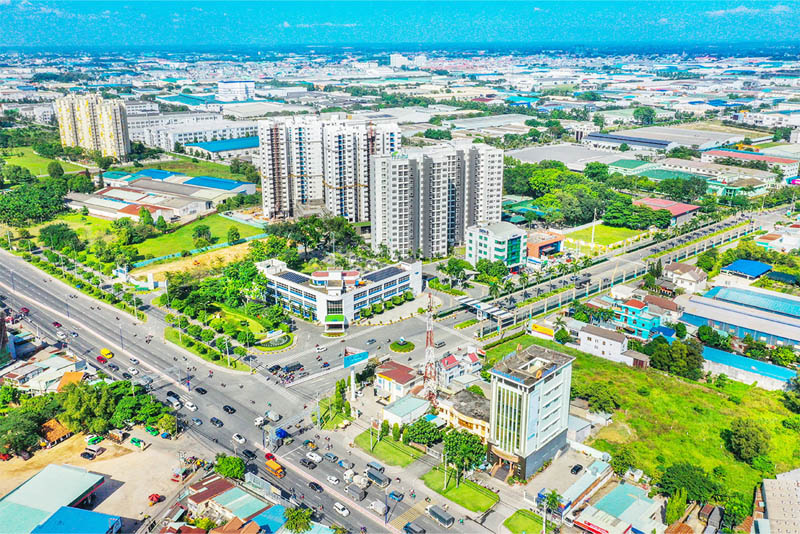 TP. Thuận An là trung tâm công nghiệp lớn hàng đầu của Việt Nam