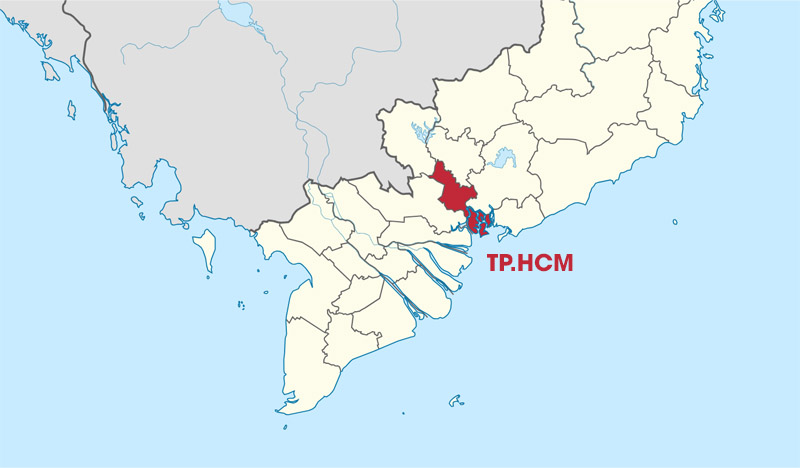 Diện tích Hồ Chí Minh chiếm khoảng 0,6% tổng diện tích cả nước