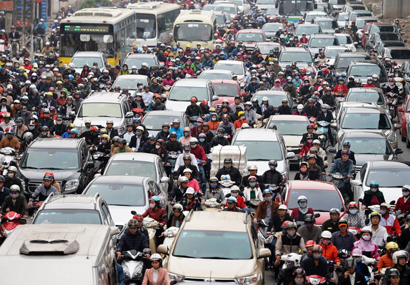 Mật độ dân số Hà Nội cao hơn gấp 8,2 lần so với mật độ dân số cả nước