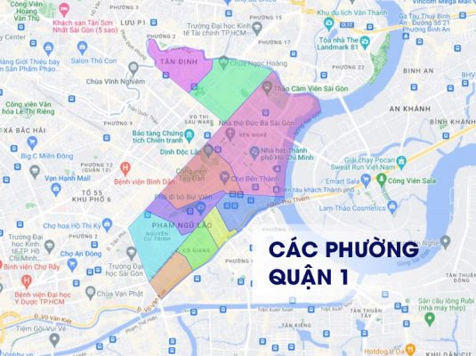 Quận 1 có bao nhiêu phường hiện nay?