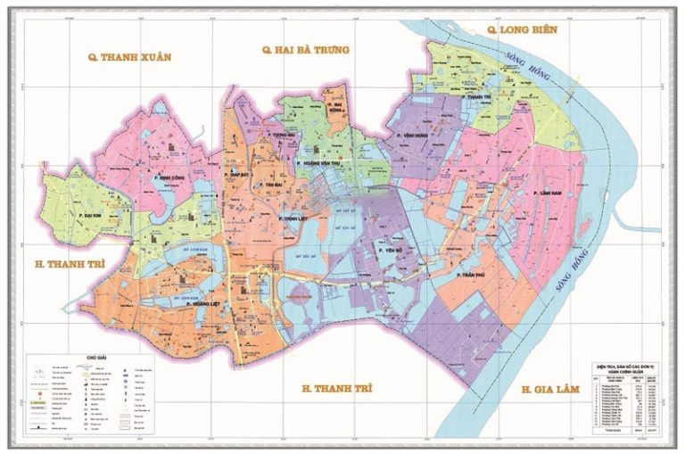 Quận Hoàng Mai có bao nhiêu phường, tuyến đường phố?