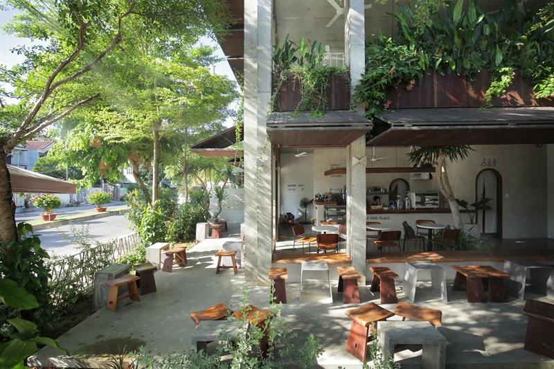 Ý tưởng thiết kế quán cafe sân vườn