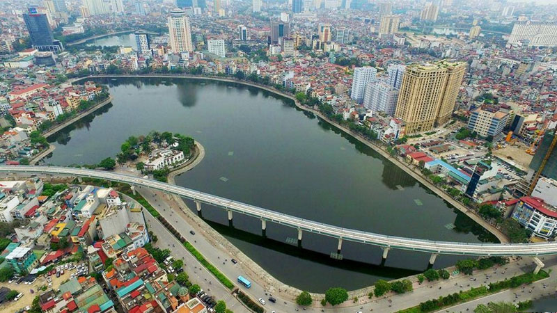 Quận Đống Đa nằm ngay trung tâm thủ đô Hà Nội
