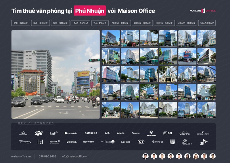 Maison Office – Hỗ trợ tư vấn tìm thuê văn phòng Phú Nhuận miễn phí