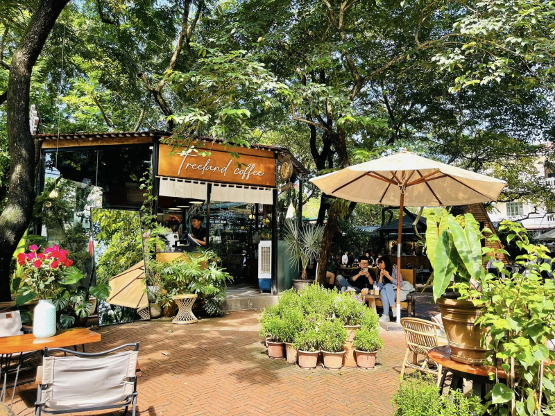 Mẫu quán cà phê sân vườn 5