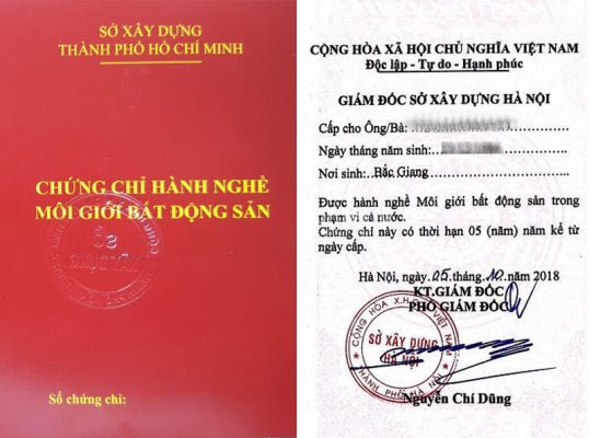 Điều kiện cấp chứng chỉ hành nghề bất động sản