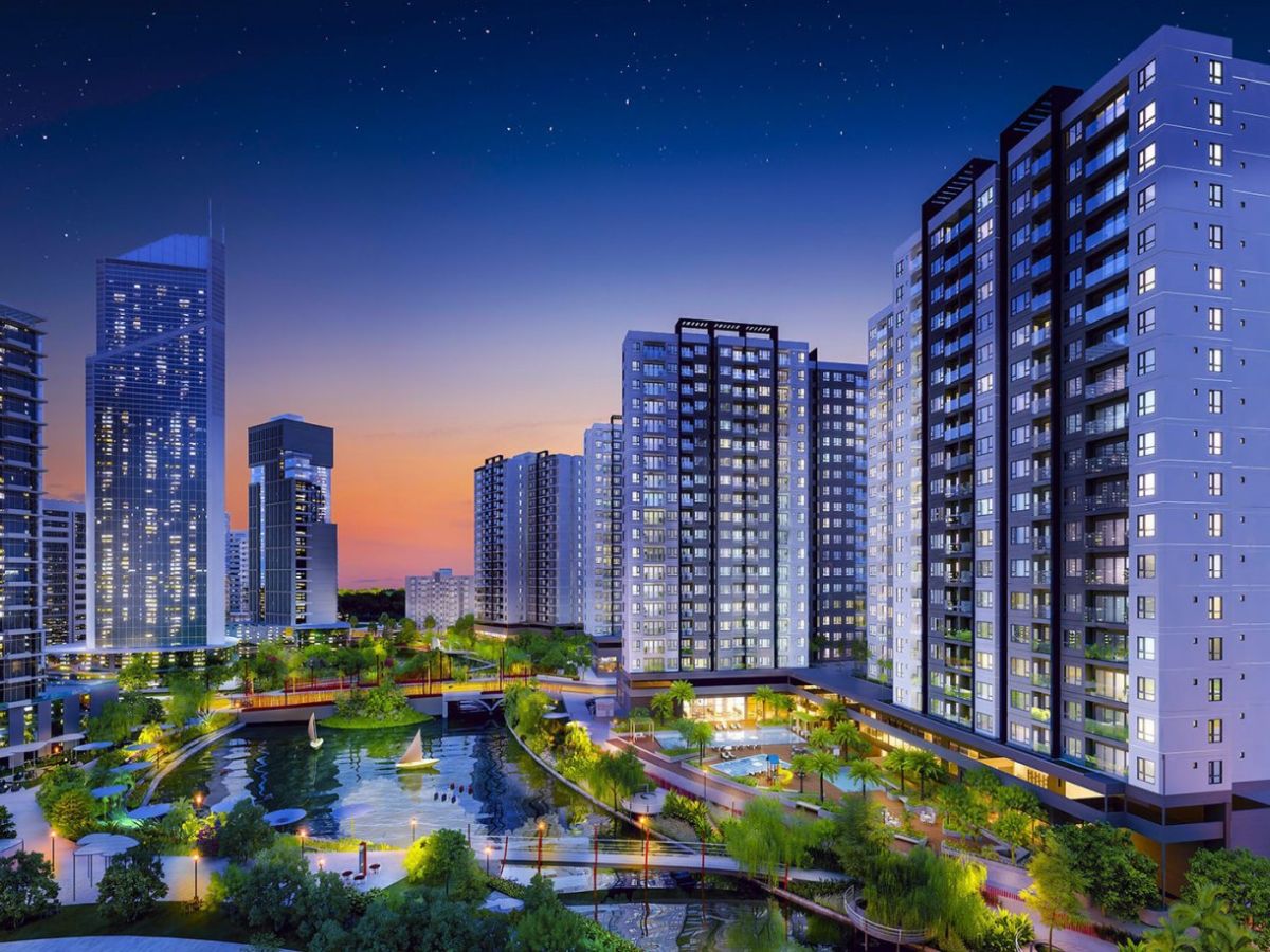 bất động sản là gì, thể hiện mối liên kết giữa đất đai và công trình